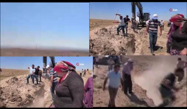 Su krizi artıyor: Belediye ile köylüler karşı karşıya !