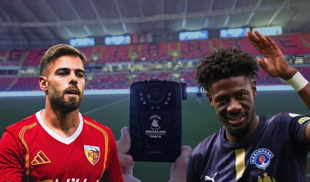 TFF yaka kamerası uygulamasına başladı! Başakşehir-Kayserispor maçında yaka kamerası olacak mı