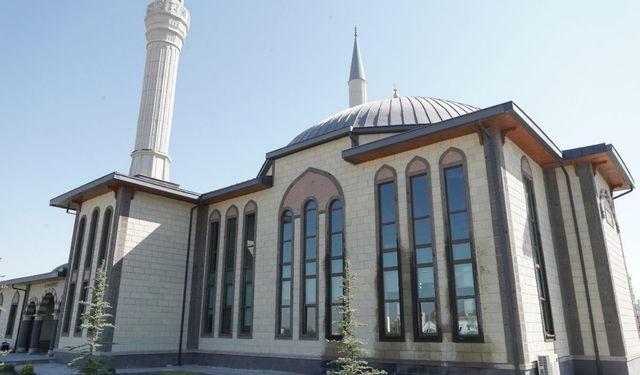 Melikgazi'de yeni Cami hizmete giriyor