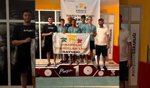 Kayserili sporcular Türkiye ikincisi oldu