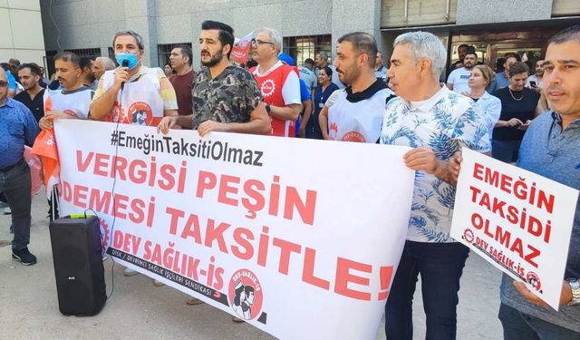 Adana’da Çukurova Üniversitesi Balcalı Hastanesi işçileri iş bıraktı