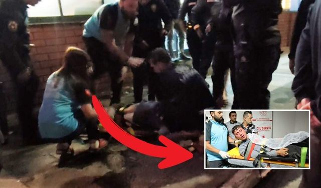 Aksaray’da husumetli gençler bıçakla birbirini yaraladı: Hastanede basına saldırı
