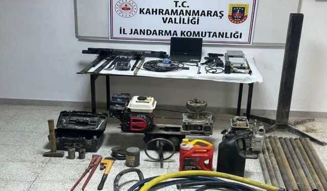 Kahramanmaraş’ta define avcılarına yönelik operasyonda 10 kişi yakalandı!