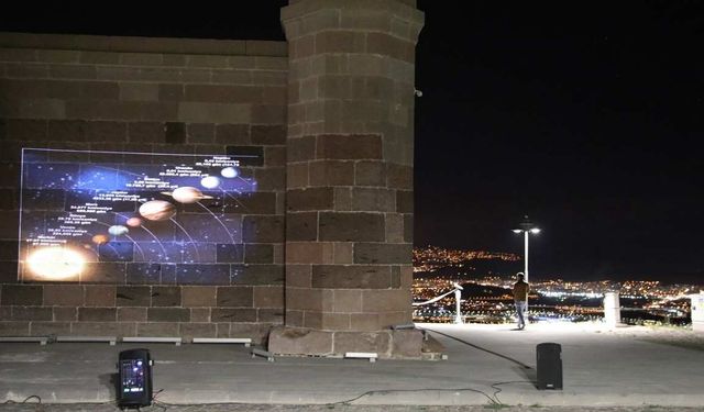 Kayseri Göz Gözlem Evi'nde uzayın derinlerine yolculuk yapıldı!
