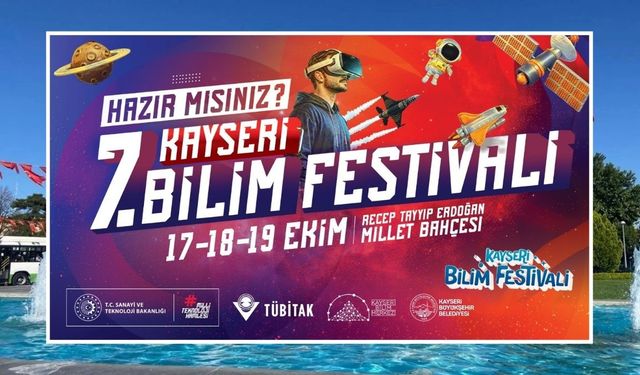 Kayseri 7. Bilim Festivali başlıyor nefes kesecek etkinlikler