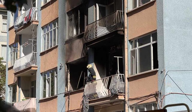 Konya’da apartman yangını: 7’si çocuk 13 kişi Hastaneye Kaldırıldı