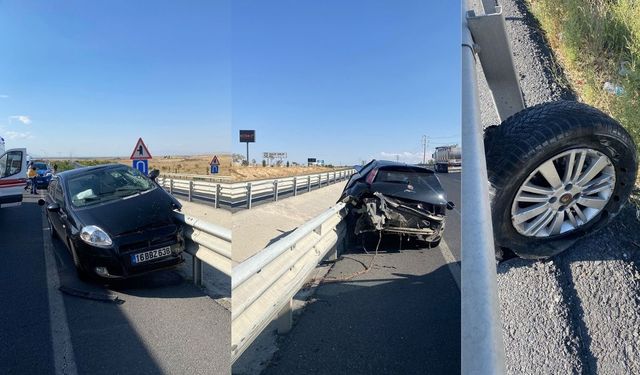 Konya'da trafik kazası: 1 kişi ağır yaralandı