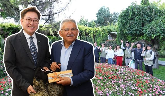 Güney Kore Kültürel Miras Heyeti, Başkan Büyükkılıç’ı ziyaret etti