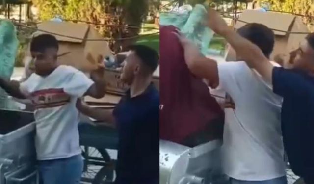 Vicdanları kanattı: Ekmek parası için çöp toplayan adamı darp ettiler