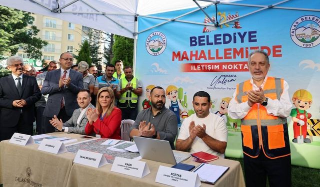 Talas Belediyesi'nin Belediye Mahallemizde uygulaması tam not aldı