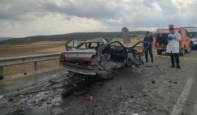 Yozgat’ın çekerek ilçesinde kaza: 1 ölü 3 yaralı