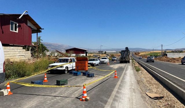 Kahramanmaraş’ta trafik kazası! 2 kardeşe iş makinası çarptı