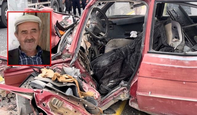 Kontrolden çıkan araç direğe çarptı sürücü hayatını kaybetti! Eşi ağır yaralı