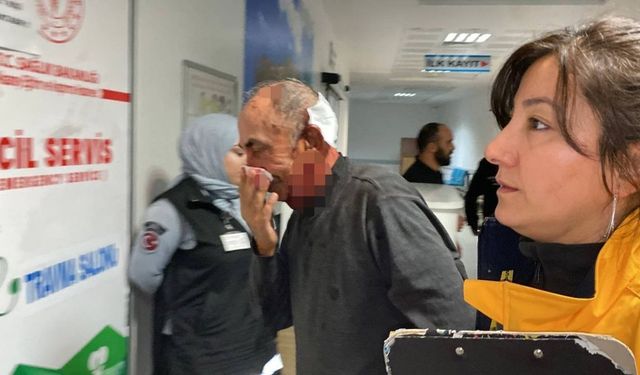 Aksaray’da komşusunu döner bıçağıyla yaraladı!