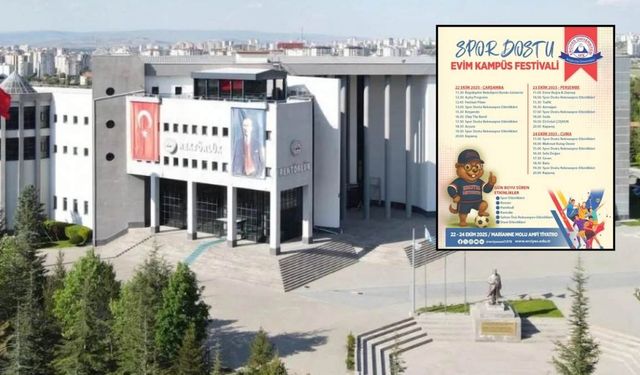 'Evim Kampüs' festivali başlıyor: Üç gün boyunca spor ve müzik rüzgârı esecek!