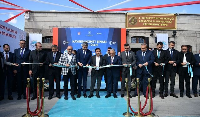 Kapadokya Alan Başkanlığı’nın Kayseri Hizmet Binası törenle açıldı