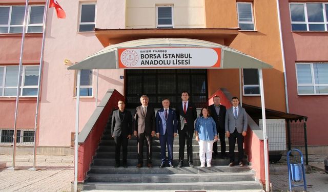Kayseri İl Millî Eğitim Müdürü Coşkun Esen’den ilçe ilçe eğitim turu