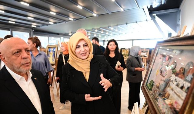 Kayserili sanatçıdan anlamlı sergi: “Emeğimin bereketi Gazze’ye umut olsun”