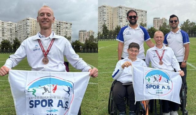Kayserili sporcu tam 12'den vurdu: Antalya'dan bronz madalyayla döndü