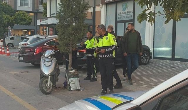 Korkutan kaza! Otomobil ile motosiklet çarpıştı: 1 yaralı