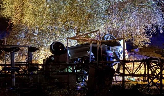 Kayseri’de feci kaza: Otomobil takla atıp şarampole yuvarlandı, 1 ölü, 2 yaralı