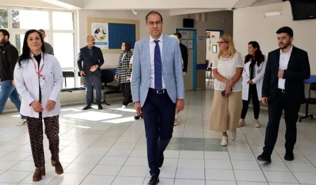 İl Sağlık Müdürü Erşan sahada: Sağlık istasyonlarına kapsamlı inceleme!