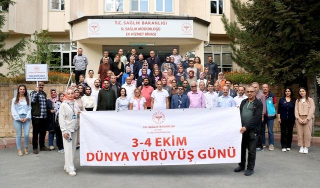 Kayseri’de Dünya Yürüyüş Günü’ne yoğun katılım!