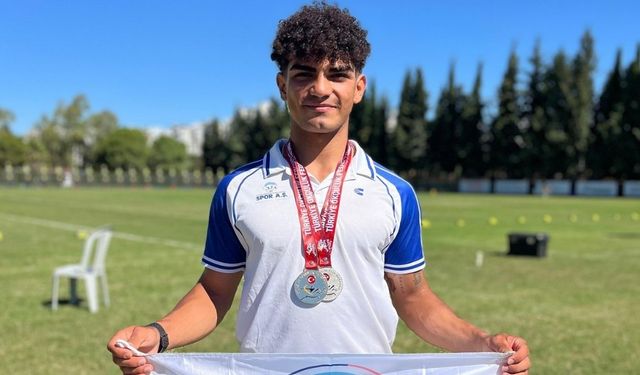 Kayserili sporcu Kutay Tek’ten büyük başarı: İki madalya birden kazandı