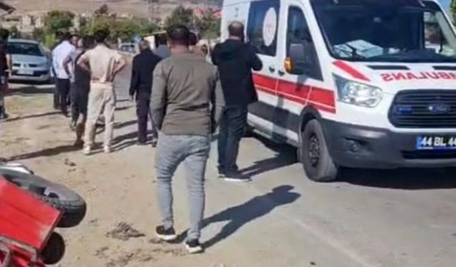 Malatya'da otomobil ile motosiklet çarpıştı: 71 yaşındaki motor sürücüsü hayatını kaybetti!