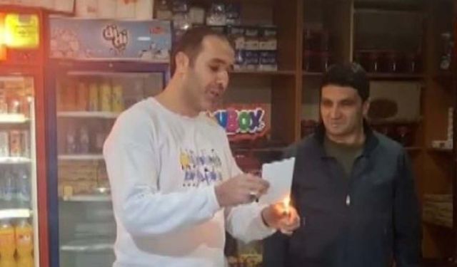 Sivas'ta veresiye defterini yakan hayırsever tüm borçları ödedi