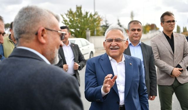 Başkan Büyükkılıç Talas kırsalında hizmet atağını yerinde İinceledi