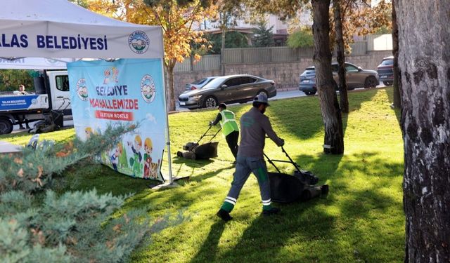 Talas yenileniyor: 250 personel 55 araçla mahalleler baştan aşağı değişiyor