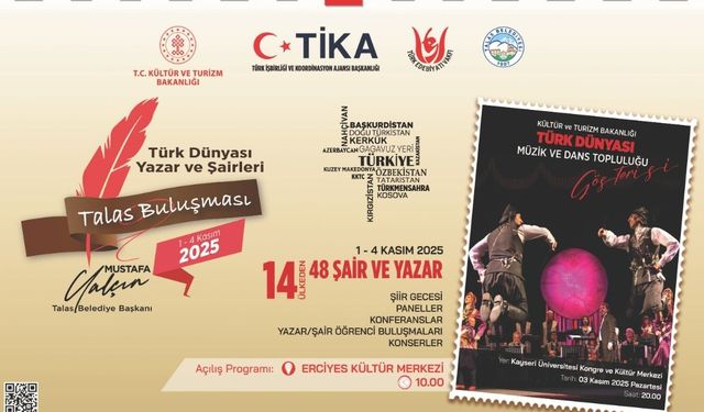 Tüm Türk dünyası o tarihler arasında Talas’ta olacak! 14 Ülkeden katılım bekleniyor