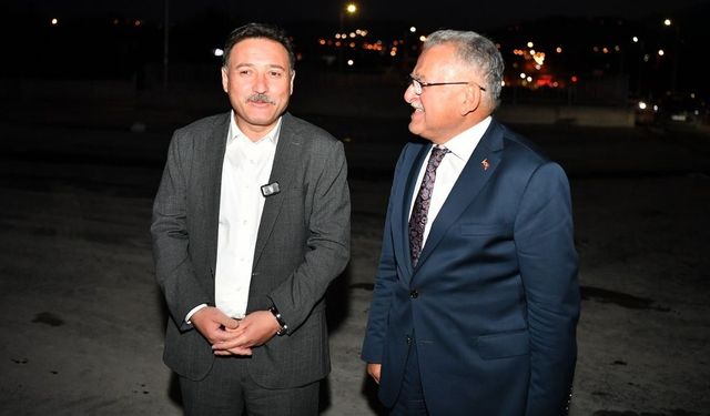 Büyükkılıç, Vali Çiçek’e sürpriz yaptı! Vali hayran kaldı