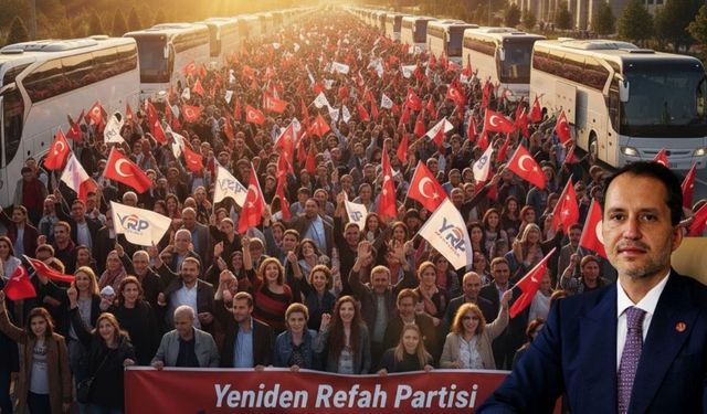 Kayseri'den Ankara'ya Refah Seli! 1200 kişi gidiyor!