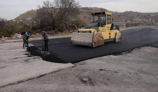 Belsin’e giriş çıkışı kolaylaştıran yeni yol açıldı!