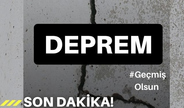 Akdeniz’de 5.4 Büyüklüğünde Deprem!