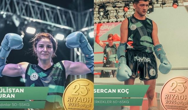 Kayserili sporcular Gülistan Turan ve Serkan Koç 2025 İslami Dayanışma Oyunları’ndan madalyayla döndü
