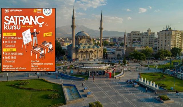 Kocasinan’da çocuklara 8 haftalık satranç eğitimi başlıyor!
