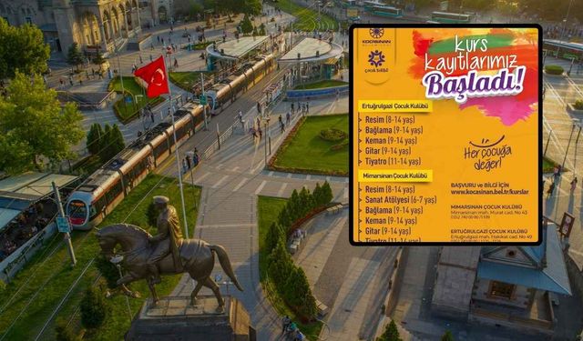 Kocasinan’da çocuklara özel büyük fırsat: Eğitimler başlıyor!