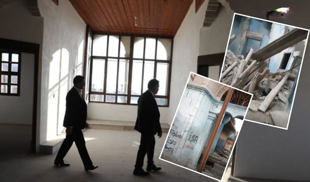 Bir dönem son haliyle üzmüştü! Kayseri’deki görkemli konakta büyük dönüşüm