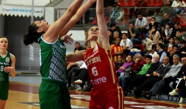 Melikgazi Kayseri Basketbol Nesibe Aydın'a mağlup oldu