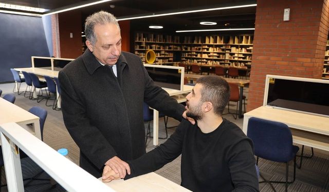 Talas’ın 7/24 Kütüphanesi 1 milyon ziyaretçiyle rekor Kırdı