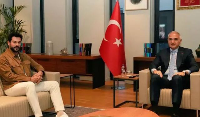 Burak Özçivit’ten Bakan Ersoy’a Ziyaret