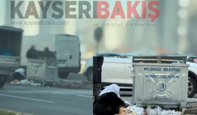 Kayseri’de Vicdanları Sızlatan Görüntü: Bir Yanda İsraf, Bir Yanda Yaşam Mücadelesi!