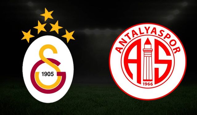 Lider Galatasaray Antalyaspor'u 4 golle geçti