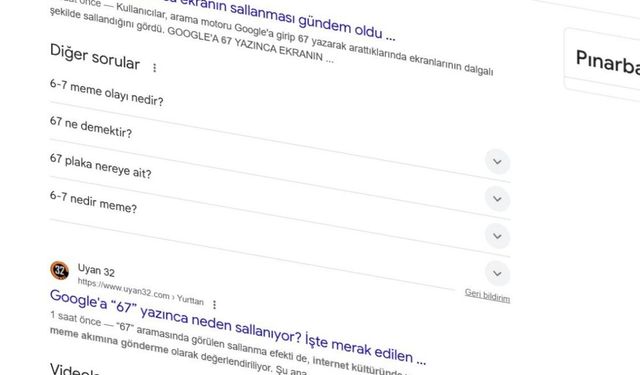 Google’a bu rakamı yazınca sallanıyor