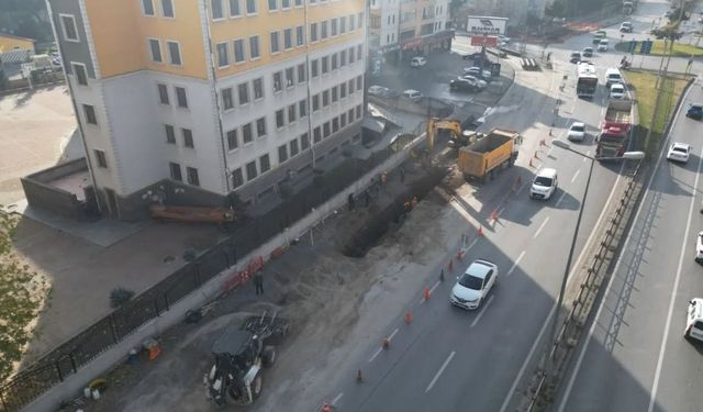 Kayseri’de Kartal Kavşağı projesi öncesi 23 milyonluk altyapı yatırımı