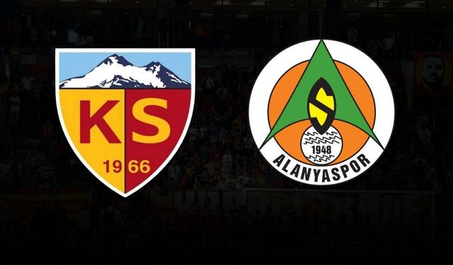 Kayserispor Alanyaspor maçı canlı anlatım