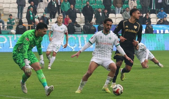 Kayserispor Konya deplasmanında 1 puandan fazlasını aldı!